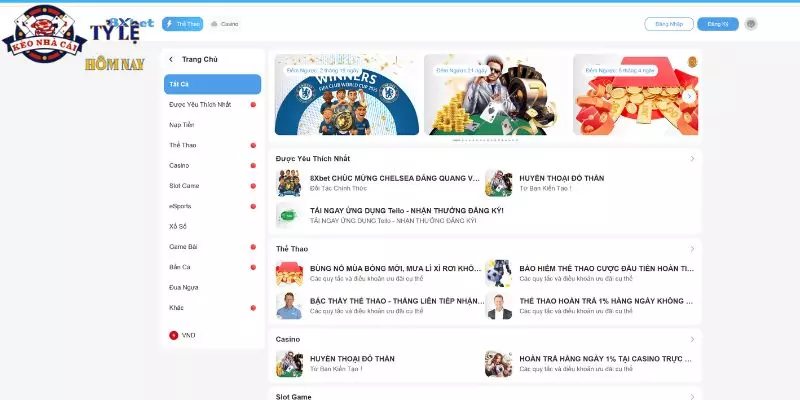 Khuyến mãi thể thao tại 8XBET